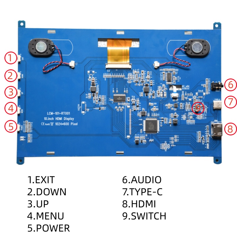 10.1Inch Raspberry Pi 4/3/2/B/ - Turing Pi 2 ulasan dan harga