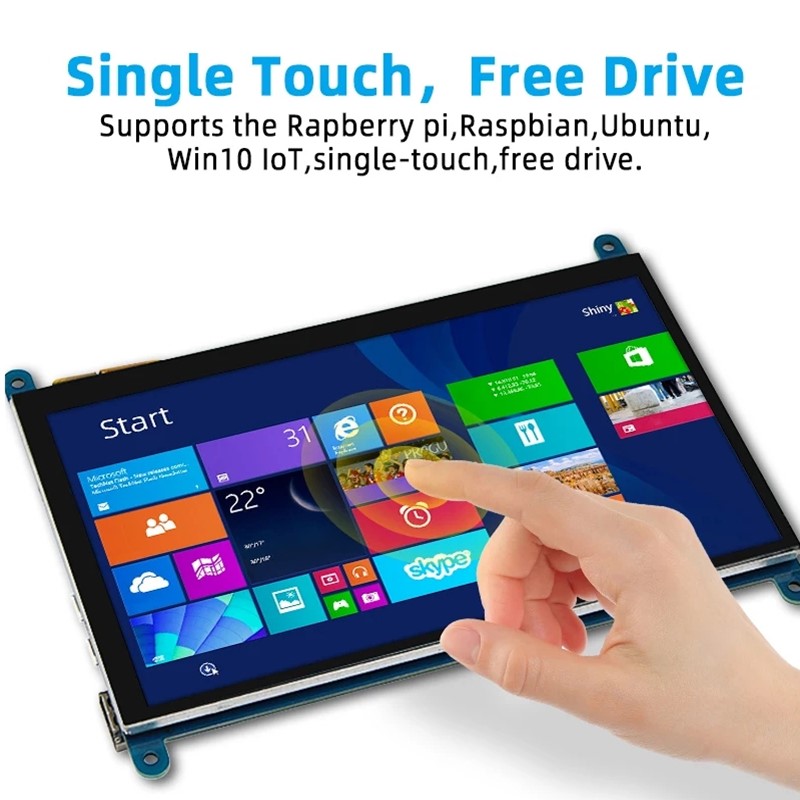 7-inch 1024 * 600 IPS display  - Turing Pi 2 ulasan dan harga
